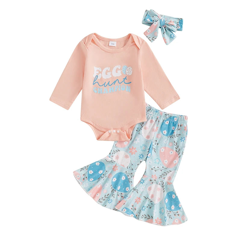 Hop into spring with this adorable Easter outfit designed for comfort and charm, so your little one feels as ready as she looks for egg hunts, family photos, and sunny days.