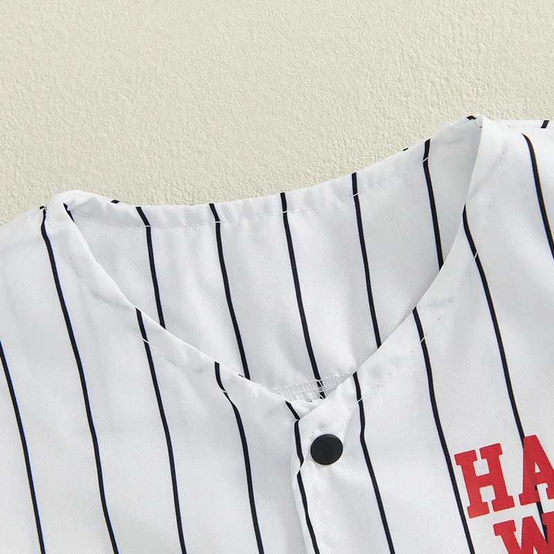 Get your little one ready for adventures in this sporty two-piece toddler outfit that blends playful baseball vibes with everyday comfort.
