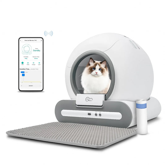 DOEL Auto Self Cleaning Cat Litter Box With App Control