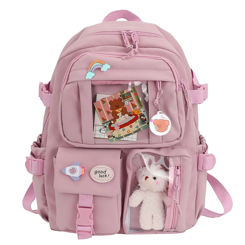 APWIKOGER College Student Rucksack Plush Pendant Kawaii Japanese Style