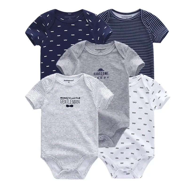 Kiddiezoom Summer 5 Piece Bodysuits deliver cozy, cute comfort for your little one, making every warm-day outfit easy to love and quick to change.