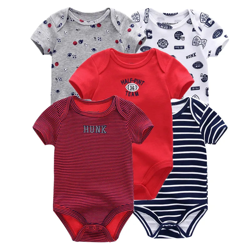 Kiddiezoom Summer 5 Piece Bodysuits deliver cozy, cute comfort for your little one, making every warm-day outfit easy to love and quick to change.