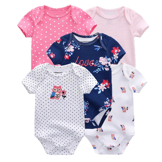Kiddiezoom Summer 5 Piece Bodysuits deliver cozy, cute comfort for your little one, making every warm-day outfit easy to love and quick to change.