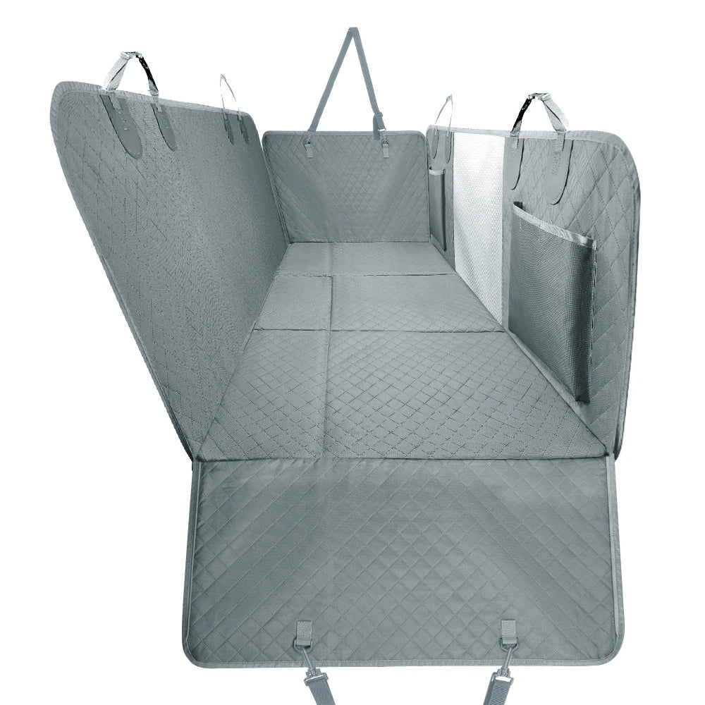 Dog Car Back Seat Extender Pet Backseat Cover Protector Hammock Carrier Mat Waterproof Safety Cover for All Breeds