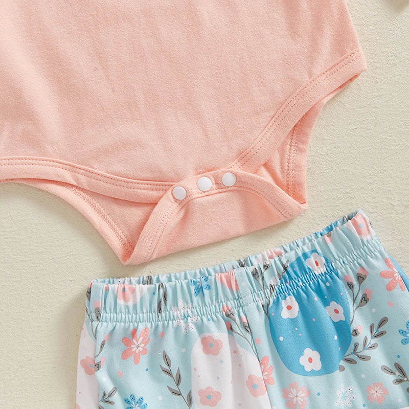 Hop into spring with this adorable Easter outfit designed for comfort and charm, so your little one feels as ready as she looks for egg hunts, family photos, and sunny days.