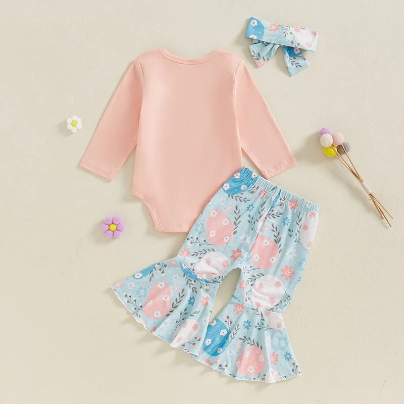 Hop into spring with this adorable Easter outfit designed for comfort and charm, so your little one feels as ready as she looks for egg hunts, family photos, and sunny days.