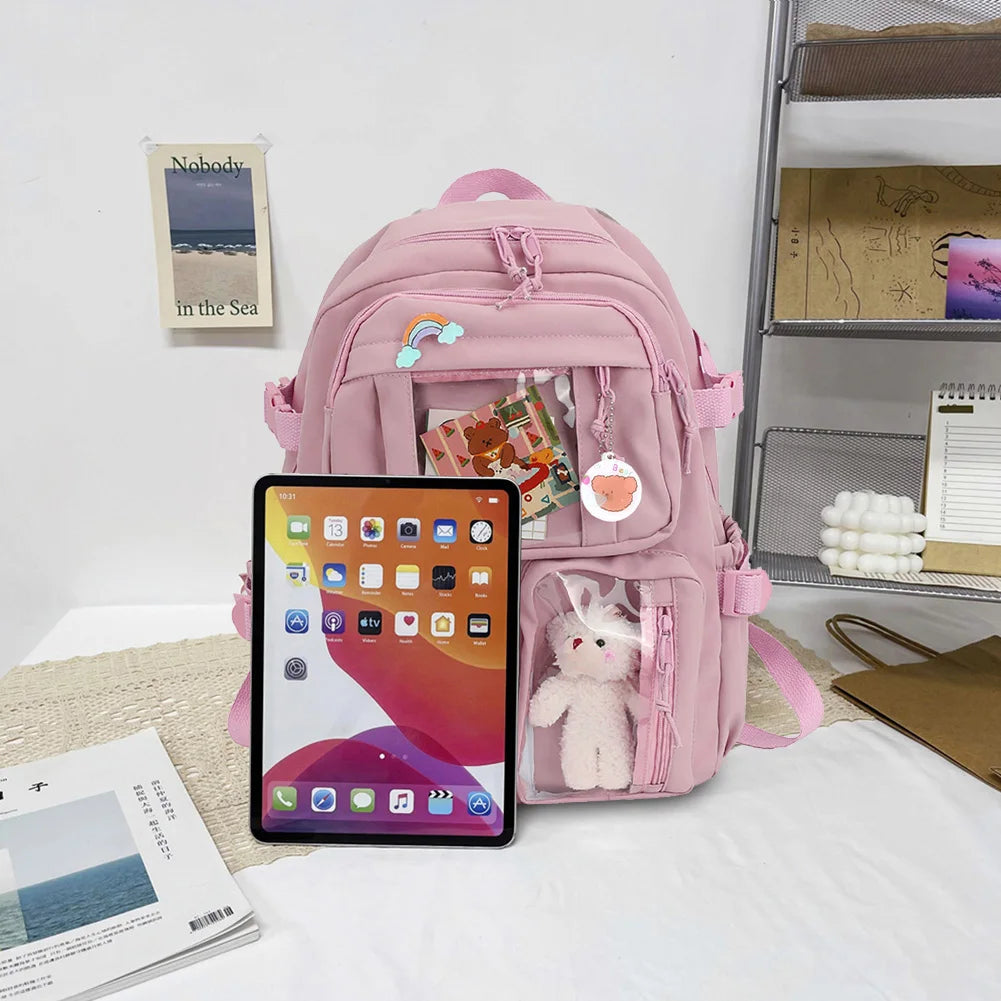 APWIKOGER College Student Rucksack Plush Pendant Kawaii Japanese Style