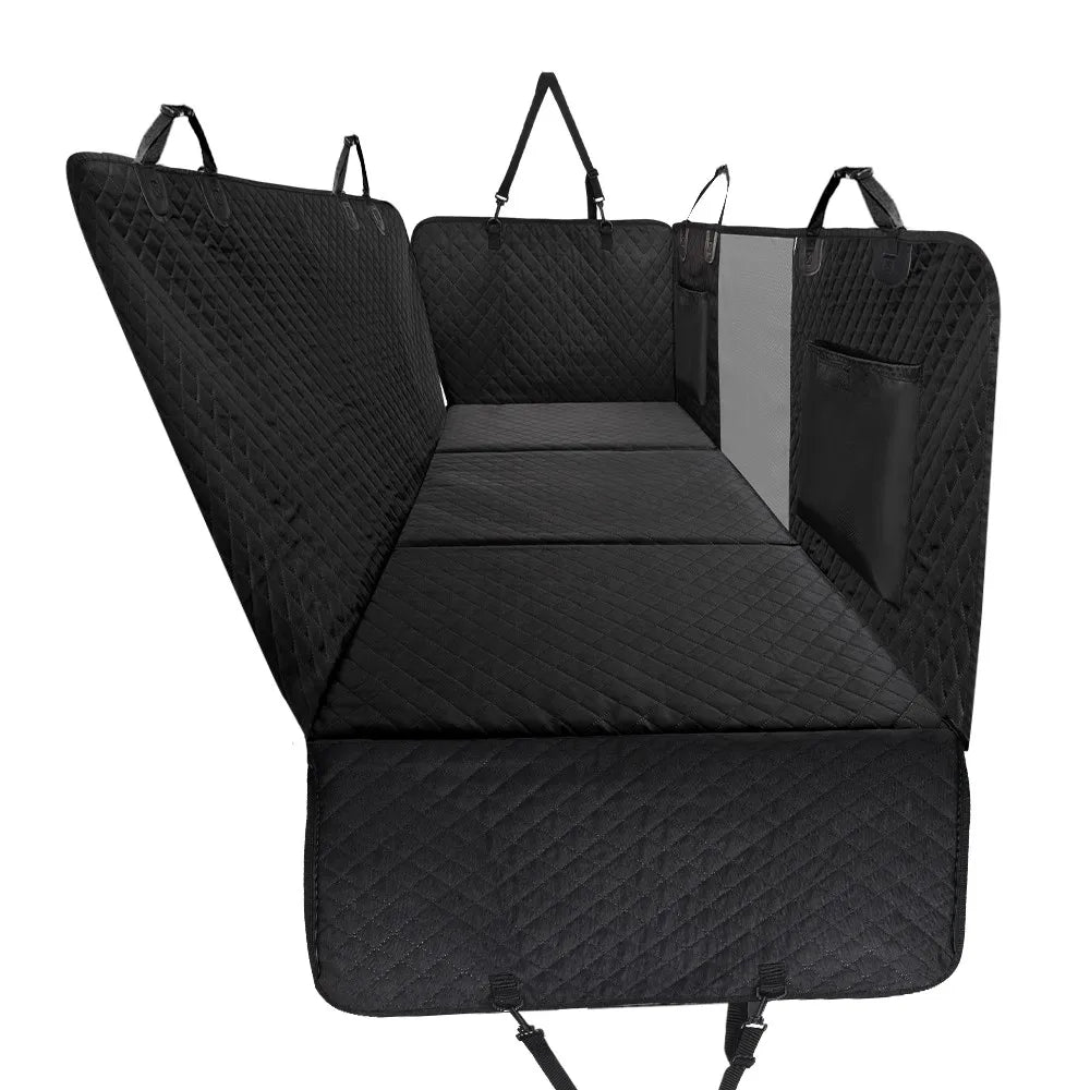 Dog Car Back Seat Extender Pet Backseat Cover Protector Hammock Carrier Mat Waterproof Safety Cover for All Breeds