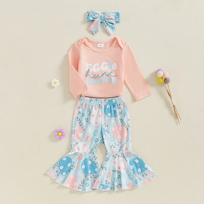 Hop into spring with this adorable Easter outfit designed for comfort and charm, so your little one feels as ready as she looks for egg hunts, family photos, and sunny days.